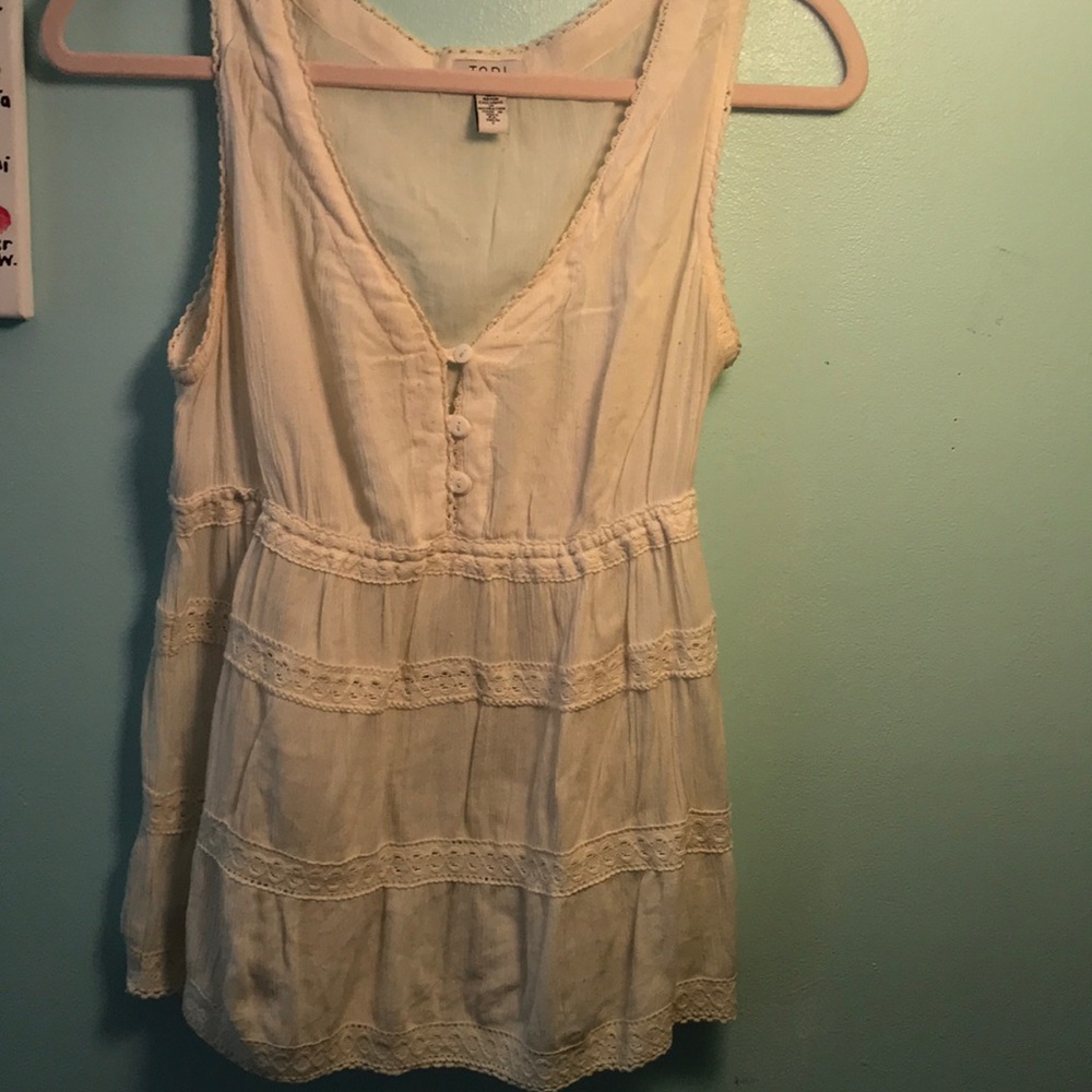 Tiered tank top